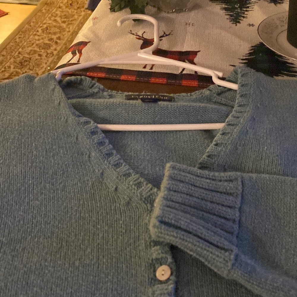 Lands End cardigan
